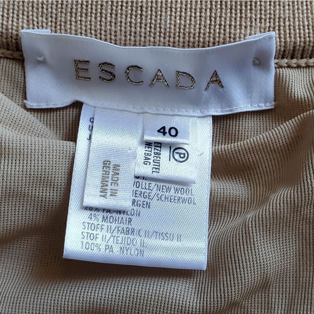 Escada skirt Taupe size 12 Fringe